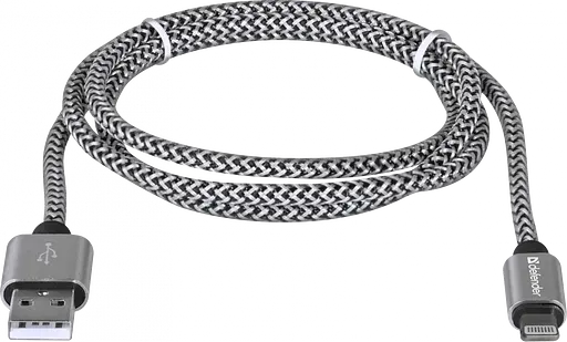 Кабель USB AM-Type-CM, 1.0 м, белый, 09-03T PRO Defender