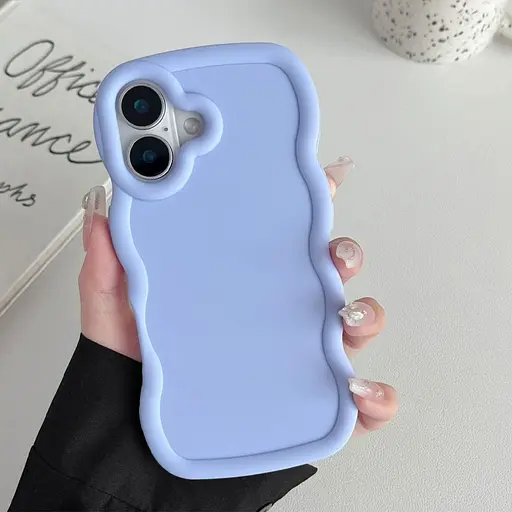 Чехол Epik TPU Ripple для Apple iPhone 16, 6.1 Lilac Blue - фото 2