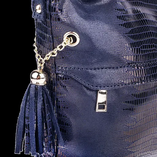 Жіноча сумка Realer P111 синя - фото 4