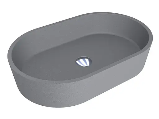 Умивальник Miraggio Sorrento mirastone gray 0000442, Сірий - фото 2