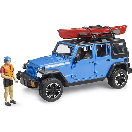 Ігровий набір Bruder Автомобіль Jeep Wrangler Rubicon Unlimited з каяком та фігуркою 1:16 (02529) - фото 7