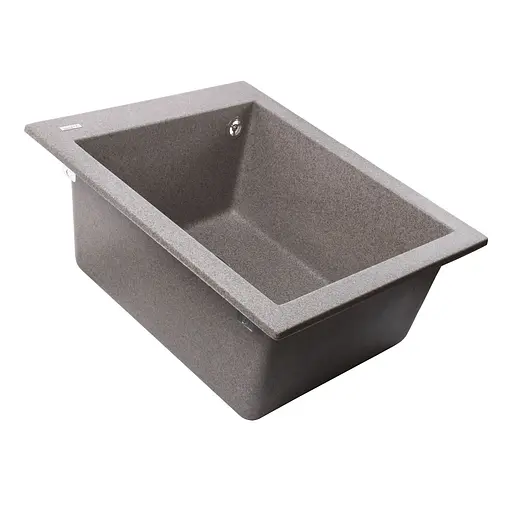 Гранітна мийка Globus Lux Lama мокко 410x500 мм, Сірий - фото 3