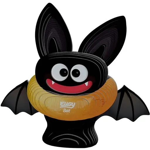 Збірна картонна 3D модель Зоопарк: Кажан Eugy XEG-093 7х7х8 см - фото 4