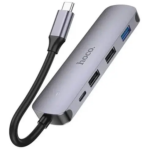 Перехідник Hoco Hub HB27 Type-C to HDTV + USB 3.0 + USB 2.0 x 2 + PD