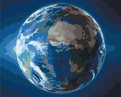 Картина за номерами на підрамнику Brushme Планета життя