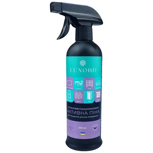 Піна активна Luxord для чищення різних поверхонь мультифункціональна 500 мл