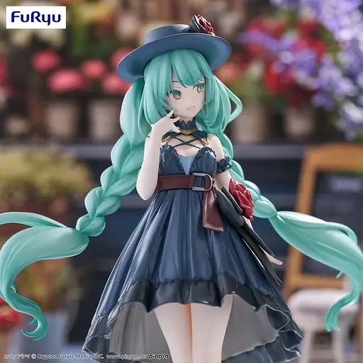 Коллекционная фигурка FuRyu Вокалоид Хацунэ Мику Vocaloid Hatsune Miku Outing Dress 19 см F V HM OD 19 - фото 8
