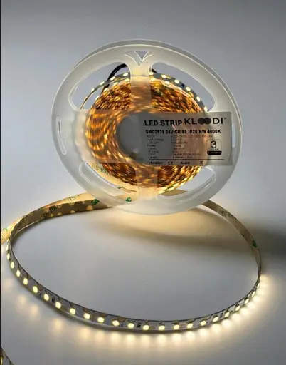 LED Стрічка S-TYPE 12W 120LED 4000K 1800LM IP20 24V KLOODI KDS-TYPE-120-12W-4K-24V - фото 3