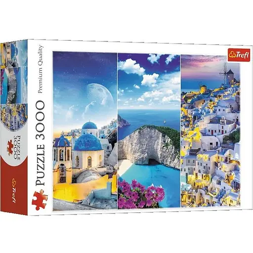 Пазл Trefl Грецькі канікули колаж 3000 ел. (33073)