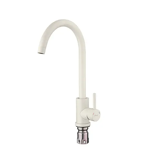 Смеситель для кухни U-гусак гайка Ø35 Frap 1/10 F40899-1 Нержавеющая сталь - фото 2