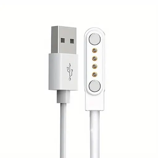 Зарядний кабель для дитячих смарт-годинників Lemfo з магнітним кріпленням - фото 1