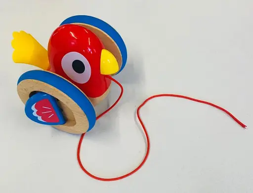 Деревянная каталка Hape E0360 Птенчик развивающая деревянная игрушка из дерева для малышей - фото 4