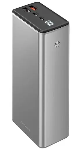 Павербанк Proove Metalskin Silver 30 000 mAh / 65 Вт (PBM365210004) - фото 1