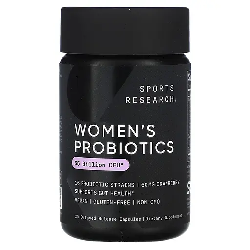 Пробіотики Sport Research Daily Women's Probiotics 65 Billion CFU 30 veg caps (1086-2023-10-3442)