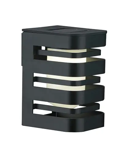 Вуличний світильник на сонячній батареї Goldlux 323200 Agide LED 5000K IP44 чорний - фото 1