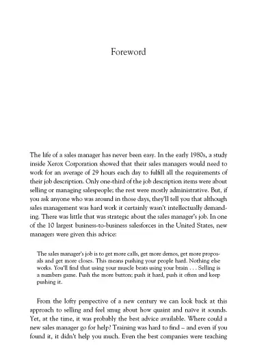 Rethinking Sales Management: A Strategic Guide for Practitioners - фото 5