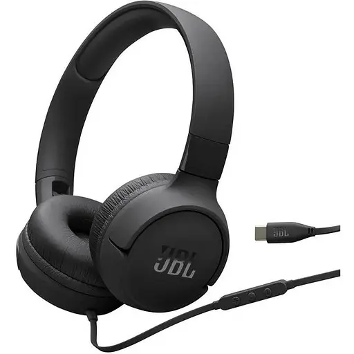 Навушники JBL Tune 520C USB-C Black (JBLT520CBLK) - фото 1