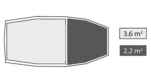 Намет тримісний Robens Sage 3 Pro (130401) - фото 8