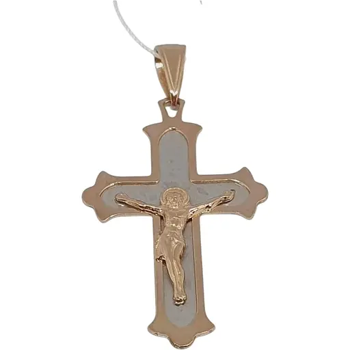 Золотий хрестик Favoritum. Розп'яття Христа. 710021