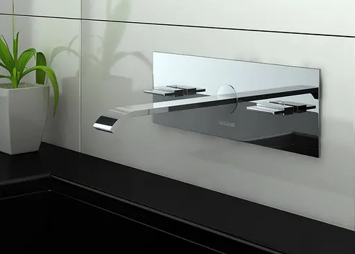 Смеситель для умывальника Kohlman Axis chrome + BOX скрытого монтажа QW198N Хром - фото 2