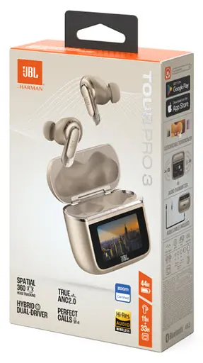 Гарнитура JBL TOUR PRO 3 Latte (JBLTOURPRO3LTT) (7065590) - фото 7