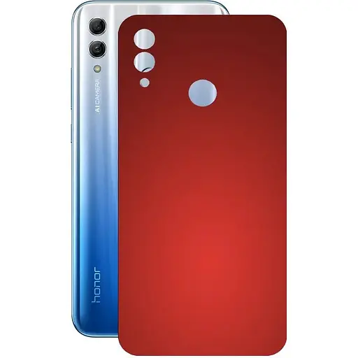 Защитная пленка StatusSKIN для Honor 10 Lite Корпус Винил красная матовая