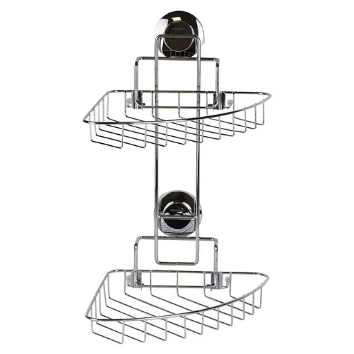Корзина Aquatica на вакуумных присосках двойная s38 212×252×373мм (9783832) - фото 3