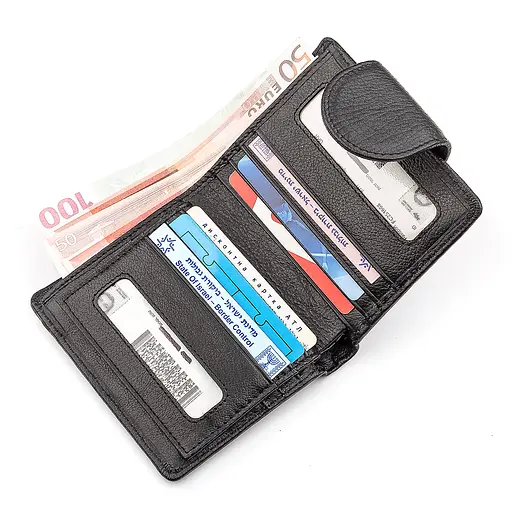 Жіночий шкіряний гаманець (ST415) ST Leather 9.5х11х3 см acs0015526 - фото 4