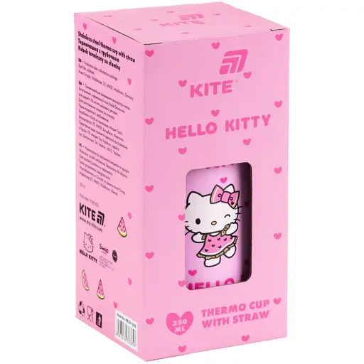 Термочашка Kite Hello Kitty з трубочкою 350 мл (HK25-1263) - фото 4