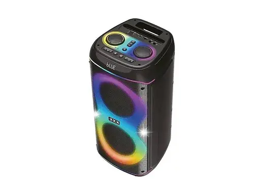 Портативна караоке колонка ZXX-5502 переносний динамік з бездротовим мікрофоном та підсвічуванням FM-радіо Bluetooth 80 Вт - фото 2