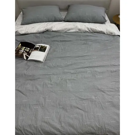Підковдра Ecotton сатин 150х215 см сірий (25353)