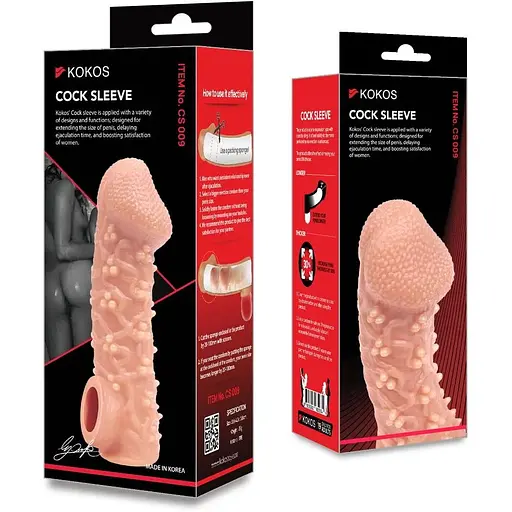 Насадка на член Kokos Cock Sleeve CS 009 M - фото 5