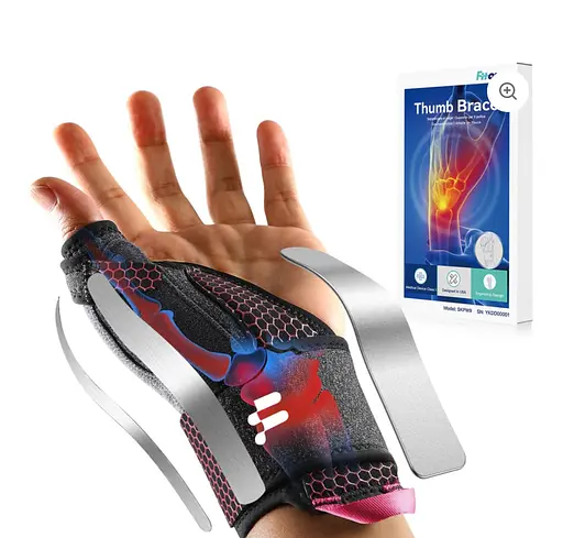 Бандаж Fitomo FMWB4 Wrist Brace & Thumb Stabilizer, рожевий - фото 3