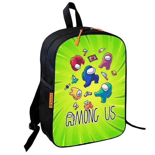 Рюкзак шкільний дитячий 36х27см Амонг Ас/Among Us з принтом для хлопчика (00655)
