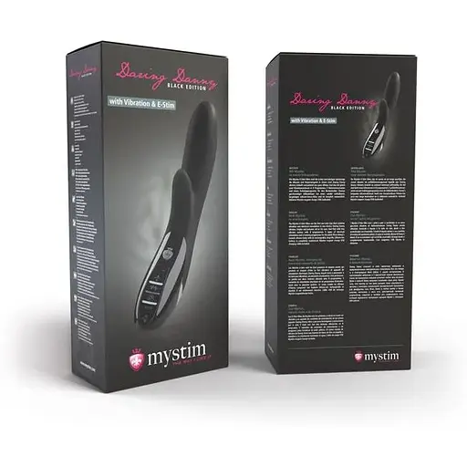 Вібратор-кролик з електростимуляцією Mystim Daring Danny eStim Black - фото 12