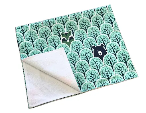 Непромокаемая пеленка Moontime "Мишки в лесу" - фото 1