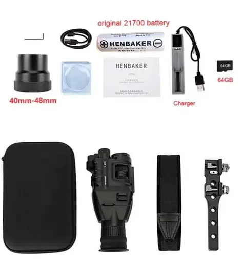 Монокуляр ночного видения Henbaker CY789 до 400 м + Wi-Fi с креплением - фото 6