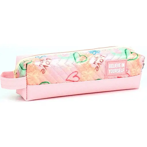 Пенал м’який без наповнення Bourgeois Pink 21x4.5x6 см KJ3328