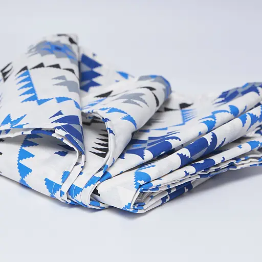 Простирадло Moon&Star Blue Mosaic Бязь Gold Люкс 150х220 см (MS-860000121) - фото 1