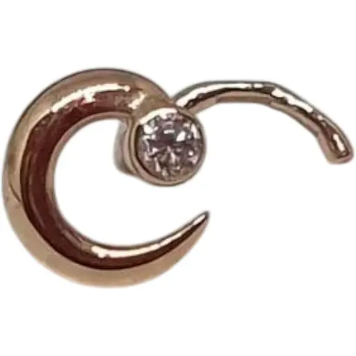 Золота сережка-пірсинг Dear в ніс Dear. 1051.1