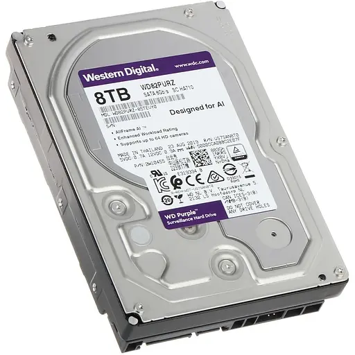 Жорсткий диск Western Digital Purple 8 TB (WD82PURZ) - фото 3