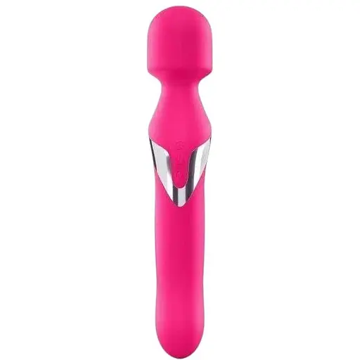 Вибромассажер 2 в 1 Dorcel Dual Orgasms Magent классический массажер и вибратор с жемчужным массажем