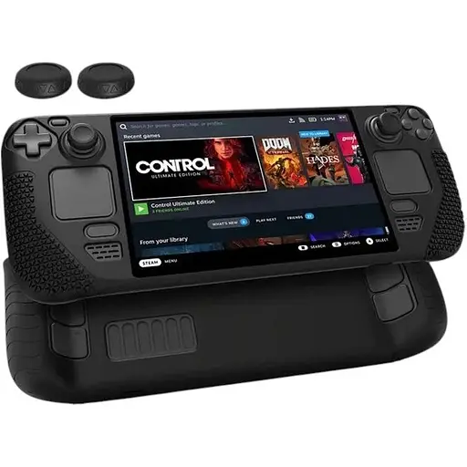 Чохол Dobe Silicone Case для Valve Steam Deck Black [105016] - фото 4