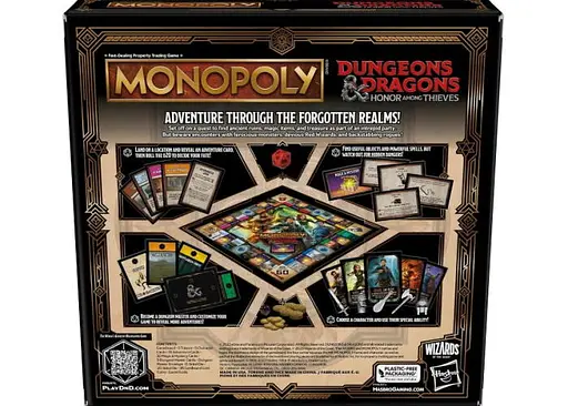 Настольная игра Hasbro Монополия D&D: Честь злодеев (Monopoly Dungeons & Dragons: Honor Among Thieves) (англ.) (F6219UE2) - фото 2