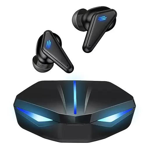 Ігрові водонепроникні bluetooth навушники TWS K55 з LED підсвічуванням Геймерські бездротові навушники - фото 2