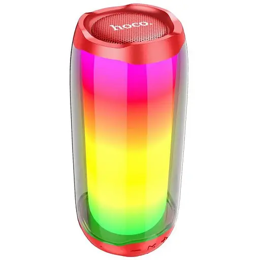 Портативна Bluetooth-колонка Hoco HC8 Pulsating colorful luminous wireless speaker Червоний