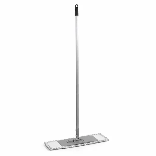 Плоская швабра с микрофибровой насадкой для мытья пола Серый 88131 - фото 1