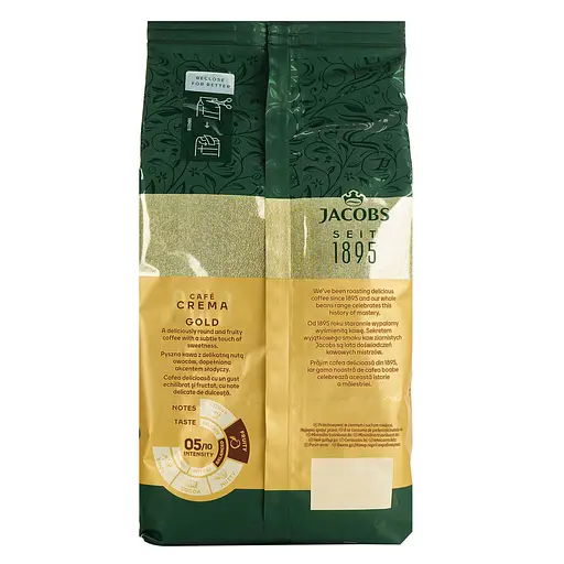 Кава в зернах Jacobs Cafe Crema 1 кг - фото 6