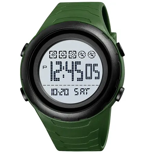 Наручний годинник чоловічий 1674AGWT Army Green-white Skmei acs0030630