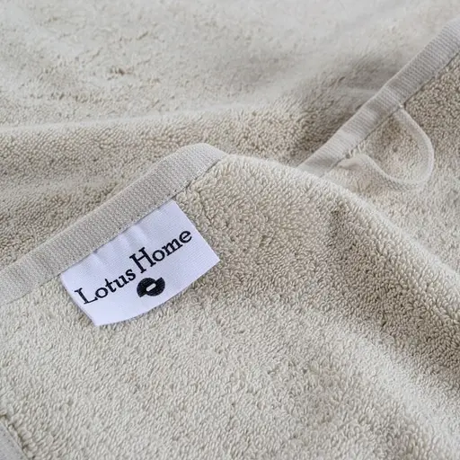 Полотенце махровое Lotus Home - Grand soft twist natural бежевое 90*150 (svt-2000022349338) - фото 5